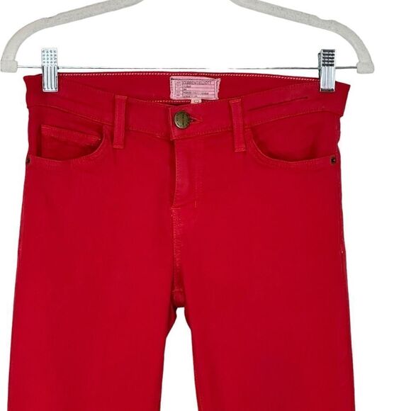 Current/ Elliot The Stiletto Jeans in Coral Red | Size 25 - Picture 8 of 9